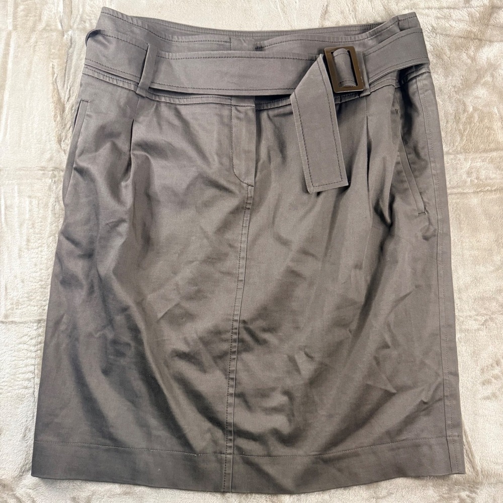 Weekend Max Mara Brown Belted Pencil Skirt Old Money Corporate Core Acadamia